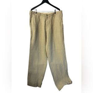 Tommy Bahama Linen and Silk Pants Khaki Men Size 38
